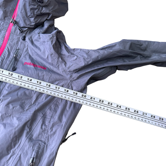 Patagonia Torrentshell Stretch H2No Rain Jacket Womens Small Gray FLAWS READ - Picture 8 of 15